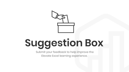 Elevate Suggestion Box